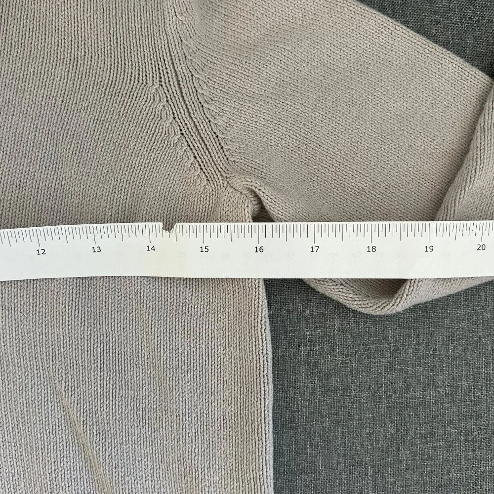 2for$30🏷Tommy Hilfiger Oatmeal Shawl Collar Pullover Knit Sweater - Picture 5 of 12